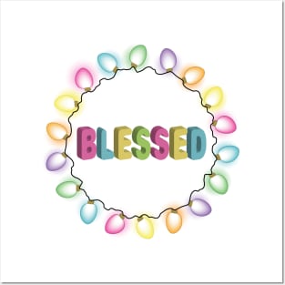 Blessed - Light Bulbs Posters and Art